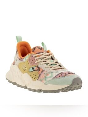 NWT Flower Mountain KOTETSU - Sneakers in Suede And Technical Fabric